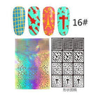 Women Assorted Designs Nail Art Vinyl Stencils And Template Sheet-1-JadeMoghul Inc.