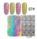 Women Assorted Designs Nail Art Vinyl Stencils And Template Sheet-1-JadeMoghul Inc.