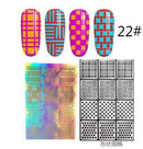 Women Assorted Designs Nail Art Vinyl Stencils And Template Sheet-1-JadeMoghul Inc.