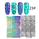 Women Assorted Designs Nail Art Vinyl Stencils And Template Sheet-1-JadeMoghul Inc.