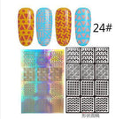 Women Assorted Designs Nail Art Vinyl Stencils And Template Sheet-1-JadeMoghul Inc.