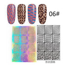 Women Assorted Designs Nail Art Vinyl Stencils And Template Sheet-1-JadeMoghul Inc.