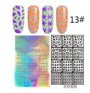 Women Assorted Designs Nail Art Vinyl Stencils And Template Sheet-13-JadeMoghul Inc.