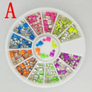 Women Assorted Shapes And Sizes Nail Art Rhinestone Crystals And Sequins Wheel-A-JadeMoghul Inc.