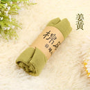 Women Basic Long Scarf In Solid Colors Cotton , polyester, Linen-ginger yellow-JadeMoghul Inc.