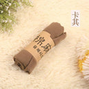 Women Basic Long Scarf In Solid Colors Cotton , polyester, Linen-khaki-JadeMoghul Inc.