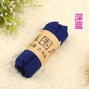 Women Basic Long Scarf In Solid Colors Cotton , polyester, Linen-sapphire blue-JadeMoghul Inc.