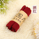 Women Basic Long Scarf In Solid Colors Cotton , polyester, Linen-wine red-JadeMoghul Inc.