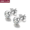 Women Basic Round Crystal Stud Earrings-WhiteGold Clear-JadeMoghul Inc.
