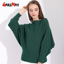 Women Batwing Casual Sweater-Black-One Size-JadeMoghul Inc.
