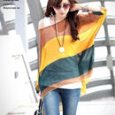 Women Batwing Sleeves Printed chiffon Shirt Top-picture color 10-4XL-JadeMoghul Inc.