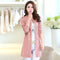 Women Belted Coat Cardigan-Pink-One Size-JadeMoghul Inc.