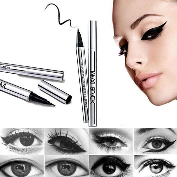 Women Black Long-lasting Waterproof Liquid Eye Liner Pen--JadeMoghul Inc.