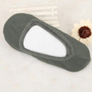 Women Boat Socks In Solid Colors-army grey-One Size-JadeMoghul Inc.