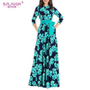 Women Bohemian Print Maxi Dress-as picture-L-JadeMoghul Inc.