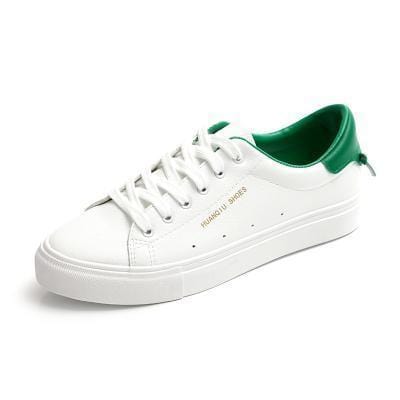 Women Breathable Mesh Comfortable walking/ Running Shoes-16225 white green-5-JadeMoghul Inc.