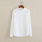 Women Button Down Cotton Shirt Top With Embroidery and Lace Detailing-White 02-S-JadeMoghul Inc.