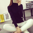 Women Cable Knit Design Pull Over turtle neck Sweater-Black Turtleneck-S-JadeMoghul Inc.