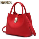 Women Casual Patent Leather Bag With Buckle Closure-Black-China-29cm-JadeMoghul Inc.
