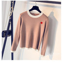 Women Casual Pullover Warm Sweater-brown-One Size-JadeMoghul Inc.