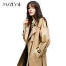 Women Casual Trench Coat-Army Green-S-JadeMoghul Inc.