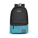 Women Color Block Canvas Basic Backpack-black-Russian Federation-JadeMoghul Inc.
