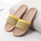 Women Colorful Cotton Straps Beach Sandals / Slippers-25-6-JadeMoghul Inc.