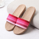 Women Colorful Cotton Straps Beach Sandals / Slippers-25-6-JadeMoghul Inc.