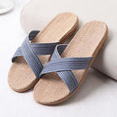 Women Colorful Cotton Straps Beach Sandals / Slippers-5-6-JadeMoghul Inc.