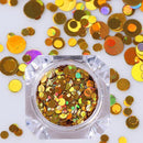 Women Colorful Round Nail Sequins Flakes Nail Art-Color 13-JadeMoghul Inc.
