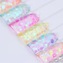 Women Colorful Round Nail Sequins Flakes Nail Art-Color 1-JadeMoghul Inc.