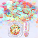 Women Colorful Round Nail Sequins Flakes Nail Art-Color 2-JadeMoghul Inc.