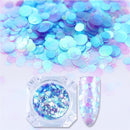 Women Colorful Round Nail Sequins Flakes Nail Art-Color 6-JadeMoghul Inc.
