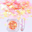 Women Colorful Round Nail Sequins Flakes Nail Art-Color 7-JadeMoghul Inc.