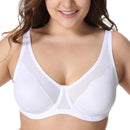 Women's Lingerie - Full Coverage No Padding Underwire Minimizer Bra