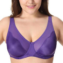 Women's Lingerie - Full Coverage No Padding Underwire Minimizer Bra