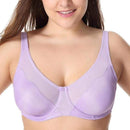 Women's Lingerie - Full Coverage No Padding Underwire Minimizer Bra