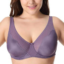 Women's Lingerie - Full Coverage No Padding Underwire Minimizer Bra