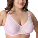 Women's Lingerie - Full Coverage No Padding Underwire Minimizer Bra