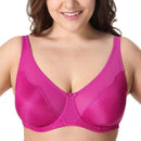 Women's Lingerie - Full Coverage No Padding Underwire Minimizer Bra