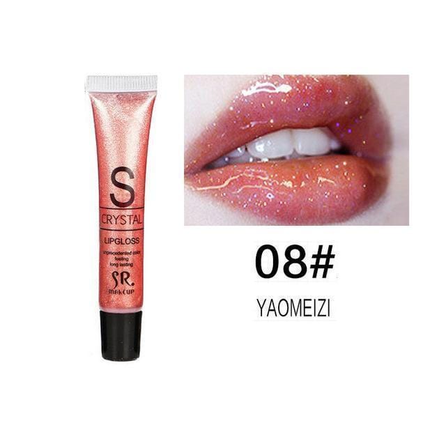 Women Crystal Super Shine Liquid Shimmer Lip Gloss-8-JadeMoghul Inc.