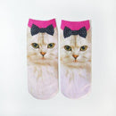 Women Cute 3D Printed Ankle Length Socks-HDJM-JadeMoghul Inc.