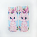 Women Cute 3D Printed Ankle Length Socks-YT-JadeMoghul Inc.