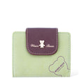 Women Cute Bear Charm Wallet With Multiple Pockets-Green-JadeMoghul Inc.
