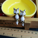Women Cute Fox Stud Earrings-K-JadeMoghul Inc.