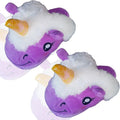 Women Cute Plush Unicorn Indoor House Slippers-picture color 2-One Size-JadeMoghul Inc.