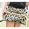 Women Cutwork Envelope Clutch Bag With Detachable Shoulder Strap-gold with black-JadeMoghul Inc.