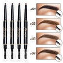 Women Dual Ended Eyebrow Self Sharpening Enhancer Wax Pencil And Brush-1-JadeMoghul Inc.