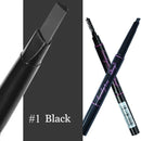 Women Dual Ended Eyebrow Self Sharpening Enhancer Wax Pencil And Brush-Black-JadeMoghul Inc.