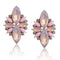 Women Elegant Crystal Stone Stud Earrings-Opal Pink-JadeMoghul Inc.